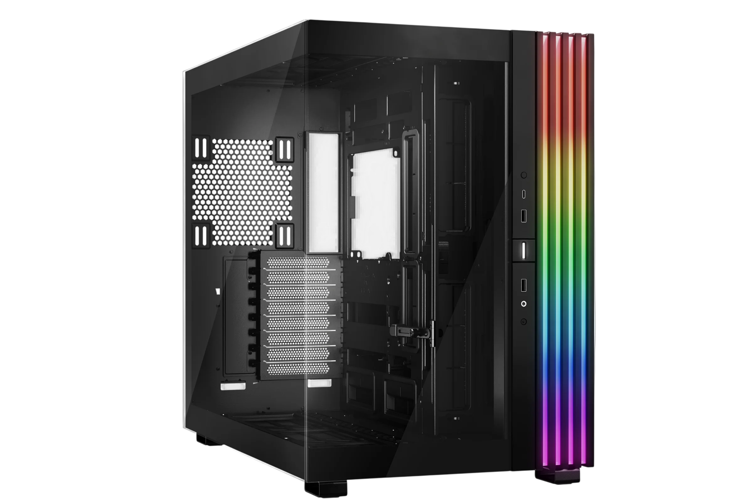 Корпус Компьютер без блока питания/ Case be quiet! LIGHT BASE 900 DX, Full-Tower, TG, no fans, ARGB, 2xUSB-A 3.2, 1xUSB 3.2 Type-C, E-ATX, XL-ATX, ATX, mATX, mITX Black (BGW69)