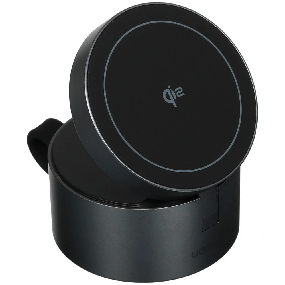 Беспроводное зарядное устройство UGREEN W712 (65148) 3-in-1 Magnetic Qi2 Wireless Charger 15W EU. Цвет: серый космос (65148_)