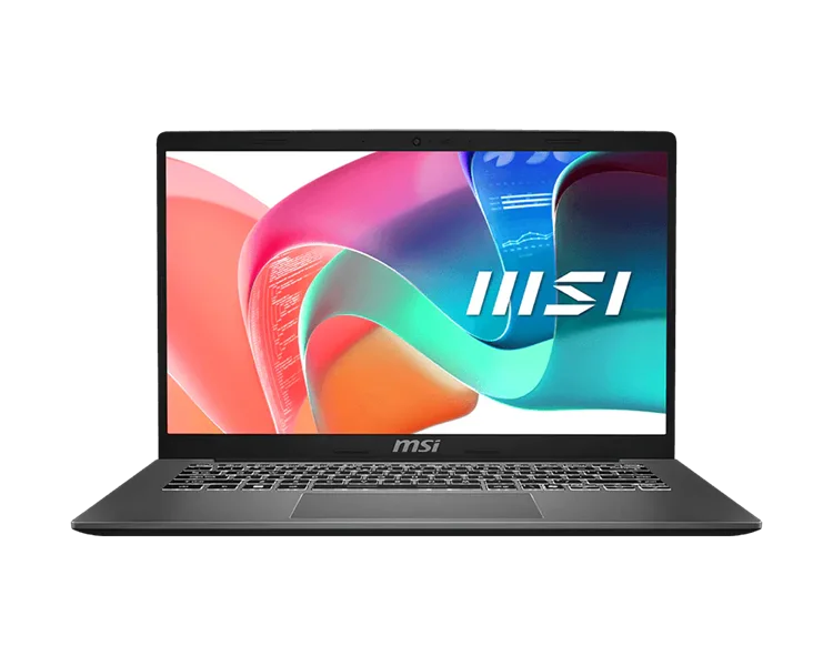 Ноутбук MSI Modern 14 F1MG-1036RUY Core 5 120U 14 FHD (1920 x 1080) IPS-Level 60Hz, DDR4 16GB (8GB2),512GB SSD,Intel Graphics,backlight,46.8Wh,1.5kg,1y,Win11Pro,Platinum Gray (9S7-14S111-1036)