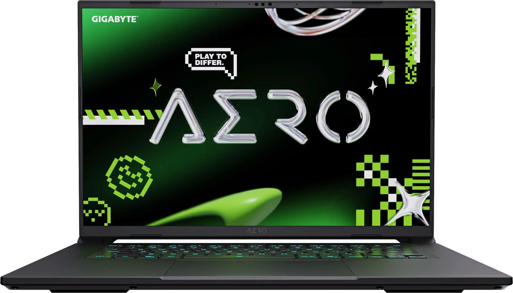 Ноутбук Gigabyte Aero X16 1VH Ryzen AI 7 350 16Gb SSD512Gb NVIDIA GeForce RTX 5060 8Gb 16" IPS QHD+ (2560x1600) без ОС black WiFi BT Cam (1VH93KZC93AD)