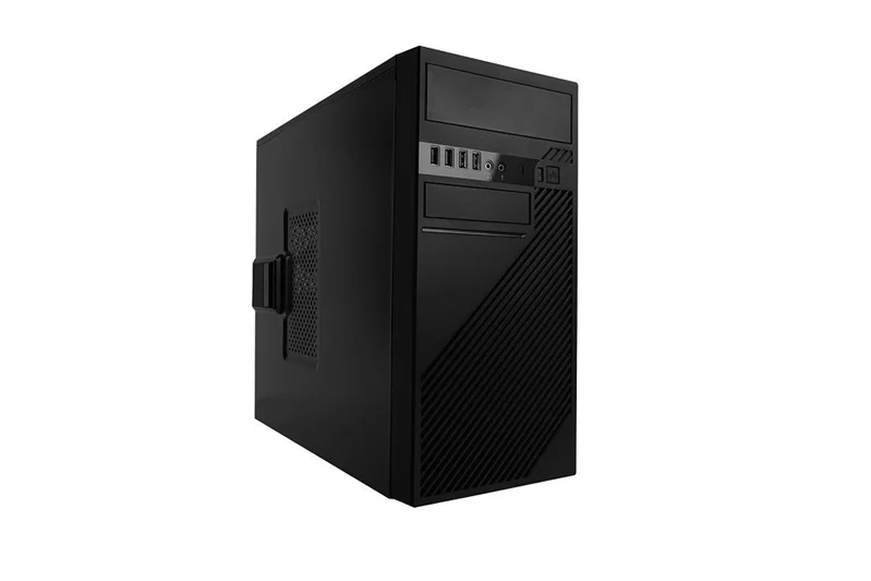 Mini Tower InWin EFS712 Black ______ U3*2+U2*2+A(HD) + front fan holder + Screwless mATX (без блока питания) (6195517)