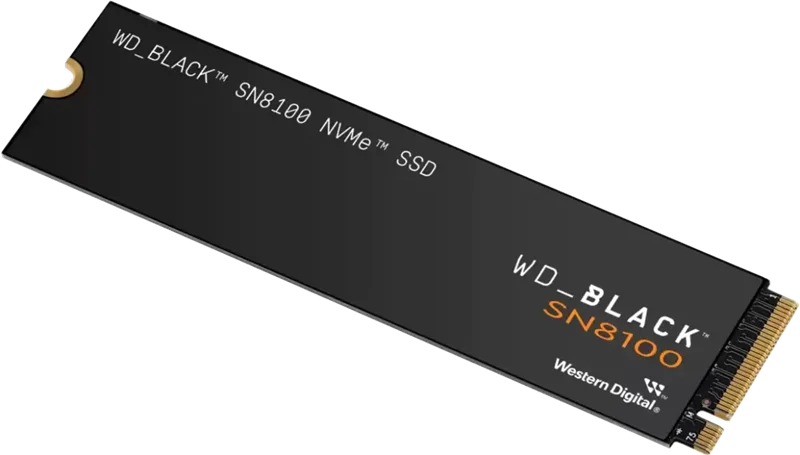 Твердотельный накопитель Western Digital Black SN8100 SSD M2.2280 PCIe 5.0 4Tb, 14900MBs/13200MBs, TBW 4800, WDS400T1X0M, 1 year