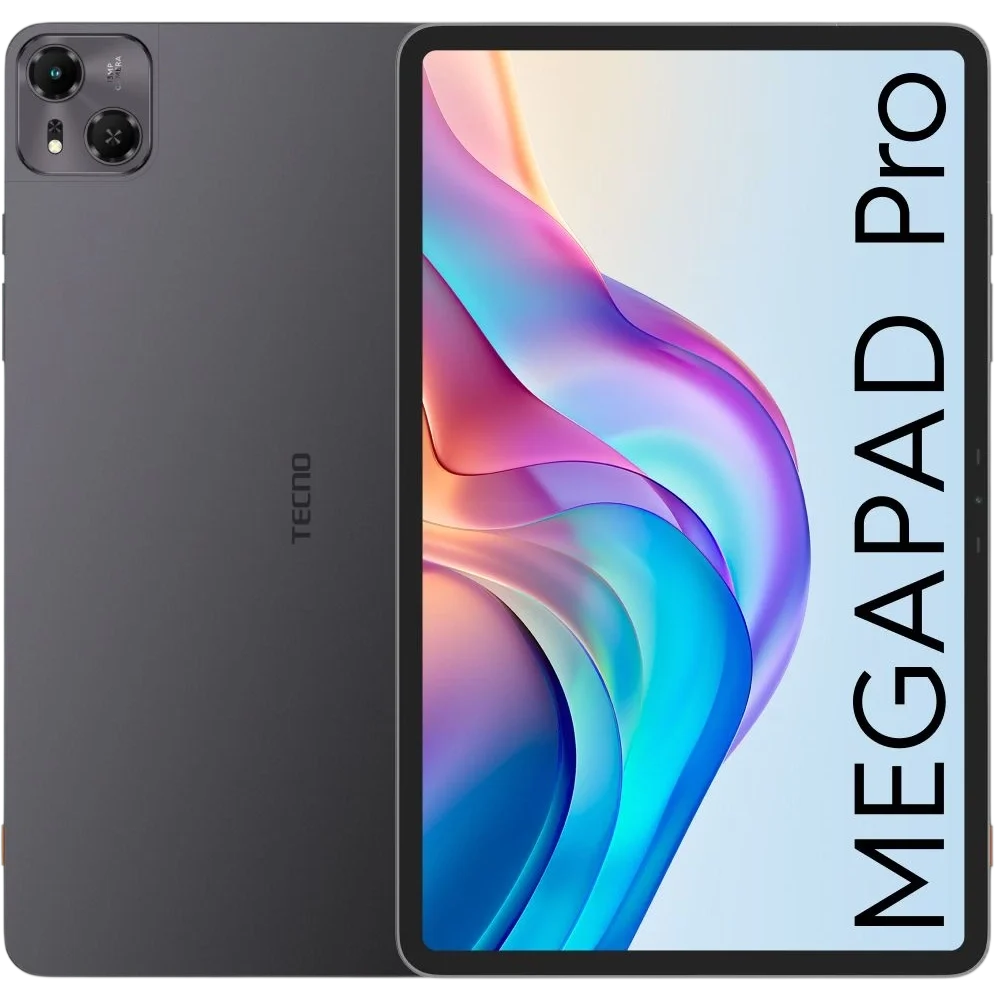 Планшет Tecno MegaPad Pro T1201 G100 (2.2) 8C RAM8Gb ROM256Gb 12" IPS 2000x1200 4G Android 14 серый 13Mpix 5Mpix BT WiFi microSD 1Tb 10000mAh (T1201 256+8 SKY GRAY)
