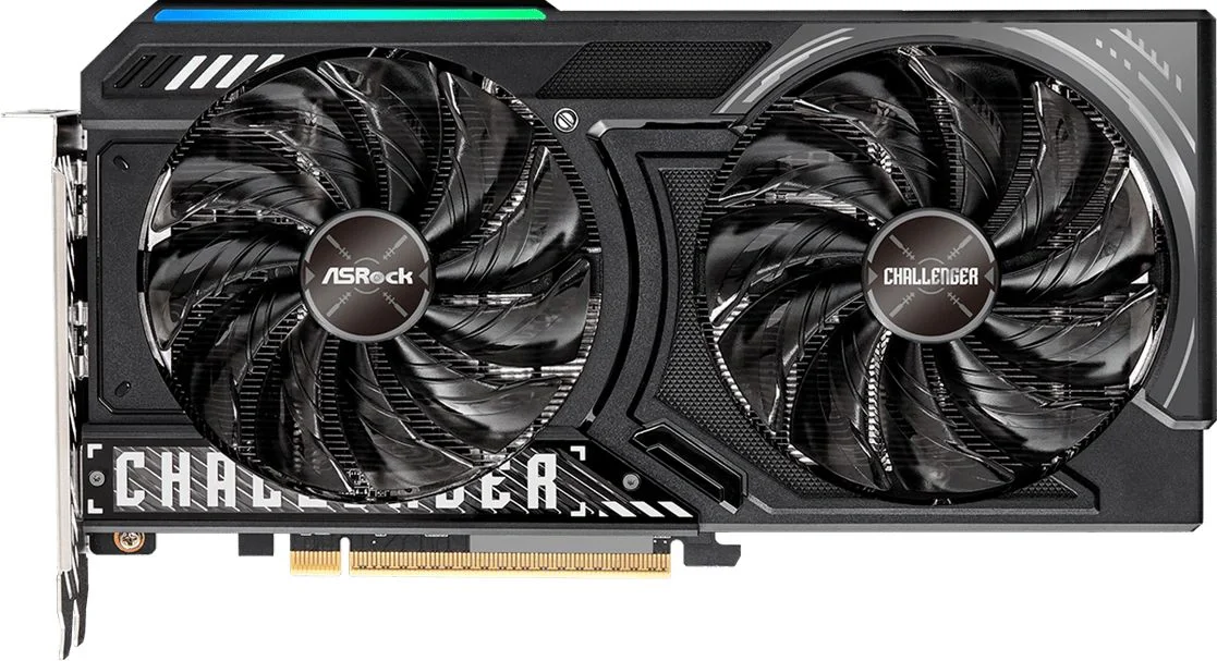 Видеокарта ASRock Radeon RX 9060 XT Challenger 16GB OC/ / RX 9060XT, HDMI, DP*2, 16G, D6 (RX9060XT CL 16GO)