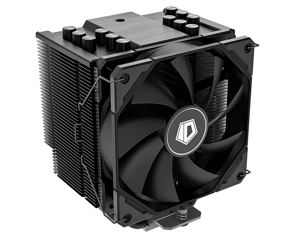 Вентилятор для процессора ID-Cooling Bad Pack SE-226-XT BLACK LGA1700/ 1200/ 115X/ AM4 (8шт/ кор, TDP 250W, PWM, 6 тепл.трубкок + медная база 120mm, черный) RET (SE-226-XT BLACK||BP)