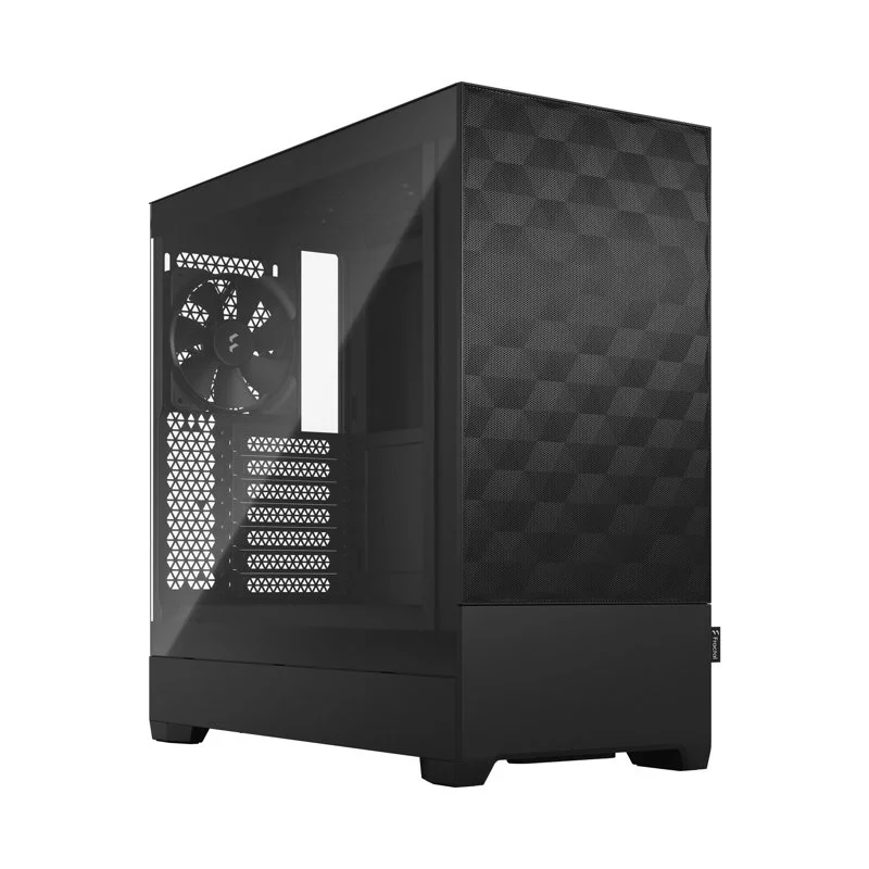 Корпус ПК без блока питания/ Case Fractal Design Pop Air TG Clear Tint, Midi-Tower, 3x120mm, 2xUSB-A 3.2 ATX, mATX, mITX Black (FD-C-POA1A-02)