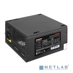 Exegate EX260638RUS Блок питания 400W Exegate 400PPE, ATX, black, APFC, 12cm, 24p+4p, PCI-E, 3*IDE, 5*SATA, FDD