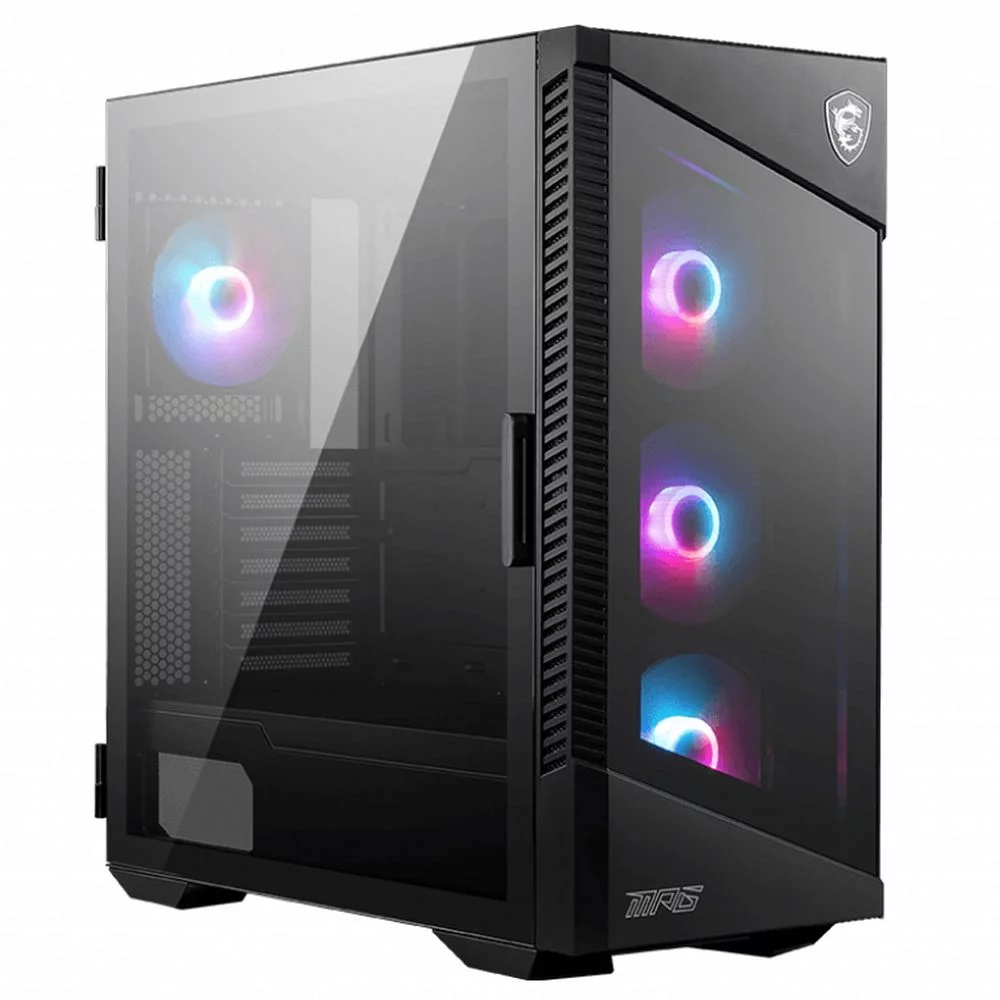Корпус для ПК MSI Bad Pack MPG VELOX 100R 2xUSB 3.0, 1xType C, 4x120mm ARGB Fan, ARGB Control Board Glass Front Panel, Brown Box (829315) Tempered Glass Window, bp (306-7G18R25-809 / 306-7G18R27-HH9||BP)