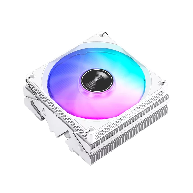 Кулер для процессора/ CPU Cooler JONSBO HX4170D (170W, 4-pin PWM, 45.3mm, Al/ Cu, 4x6mm, ARGB, 1x92mm, 38.85CFM, 28.4dBA, 3300RPM, S: 1851/ 1700/ 1200/ 115X, AM4 White) (HX4170D WHITE)