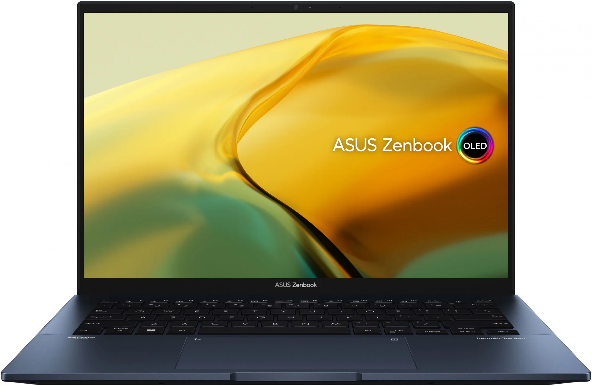 Ноутбук Asus Zenbook 14 OLED UX3402VA-KM749 Core i7 13700H 16Gb SSD1Tb Intel Iris Xe graphics 14" OLED 2.8K (2880x1800) без ОС blue WiFi BT Cam Bag (90NB10G1-M015S0)