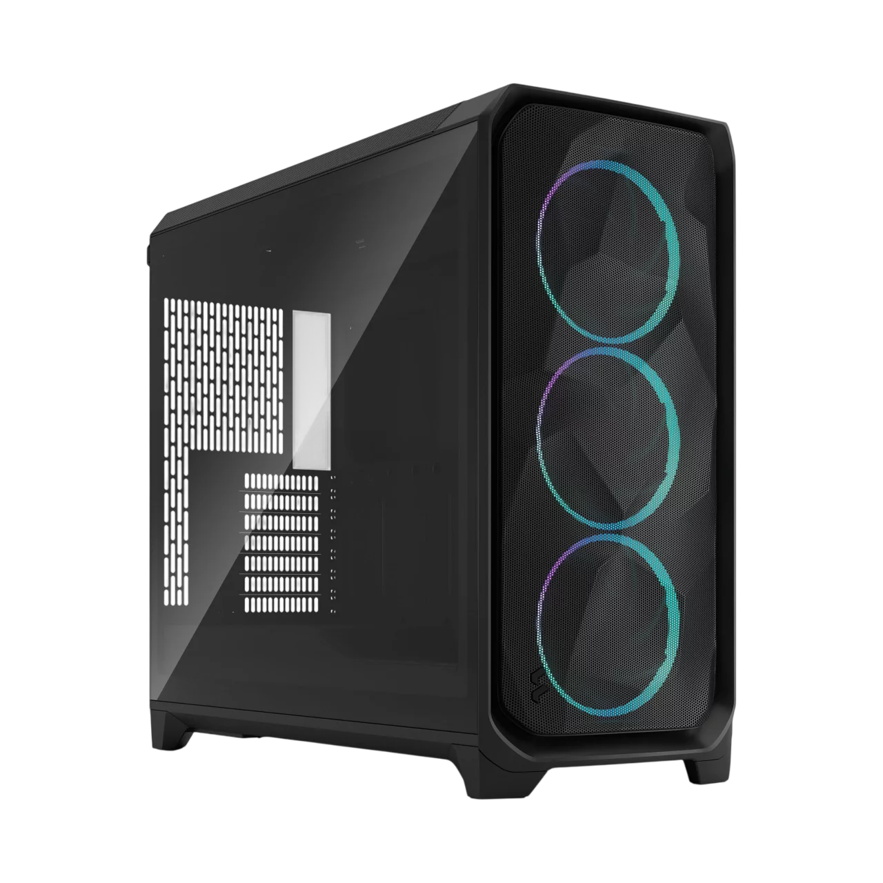 Корпус Компьютер без блока питания/ Case Fractal Design Meshify 3 XL RGB TG Light Tint, Full-Tower, 3x140mm ARGB, 2xUSB-A 3.2 + 1xUSB 3.2 Type-C SSI-EEB, SSI-CEB, E-ATX, ATX, mATX, mITX, Black (FD-C-MES3X-04)