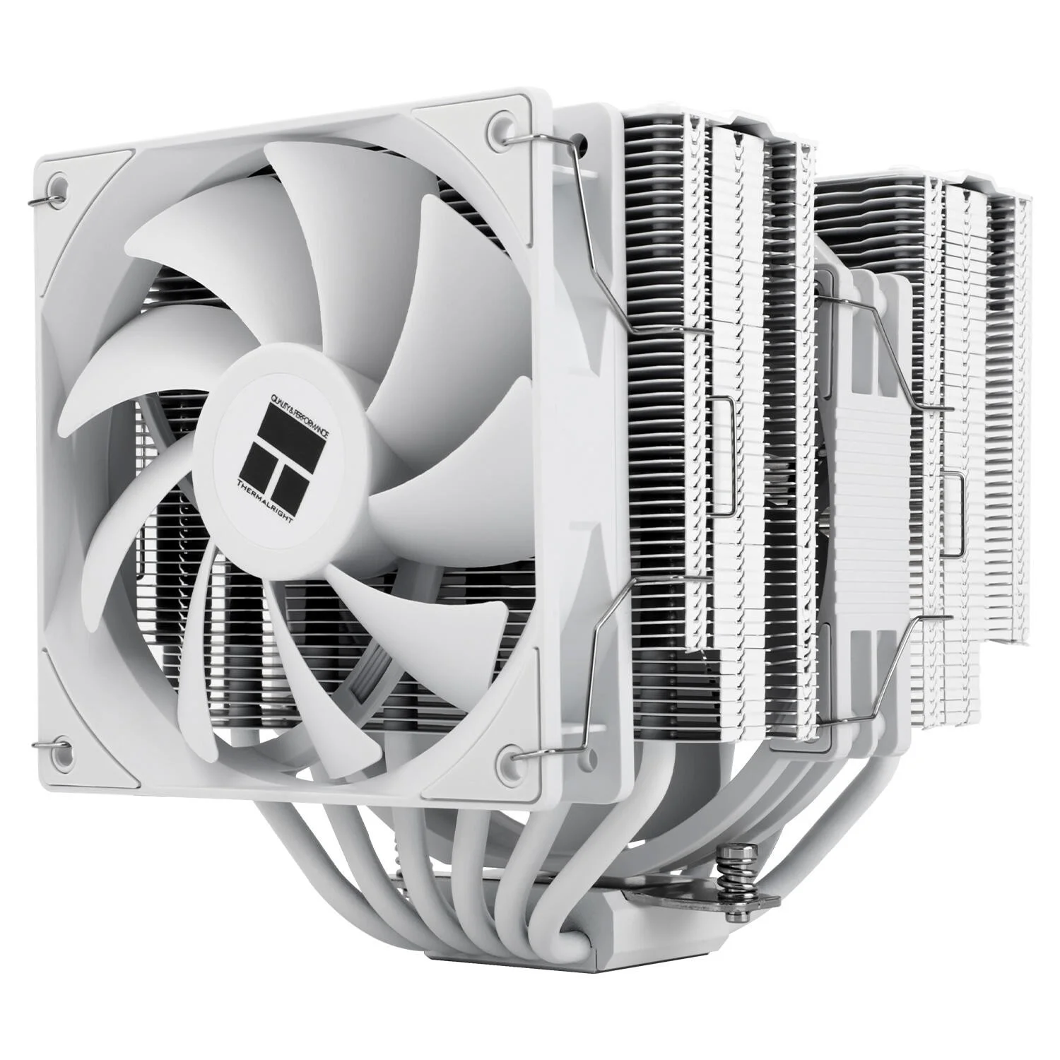 Thermalright Кулер Peerless Assassin 140 Digital White LGA115X/1200/1700/1851/2011/2066 (1x120mm + 1x140mm PWM Fan, медное основание, 6 тепл. трубок 6мм) / TRPA140DW