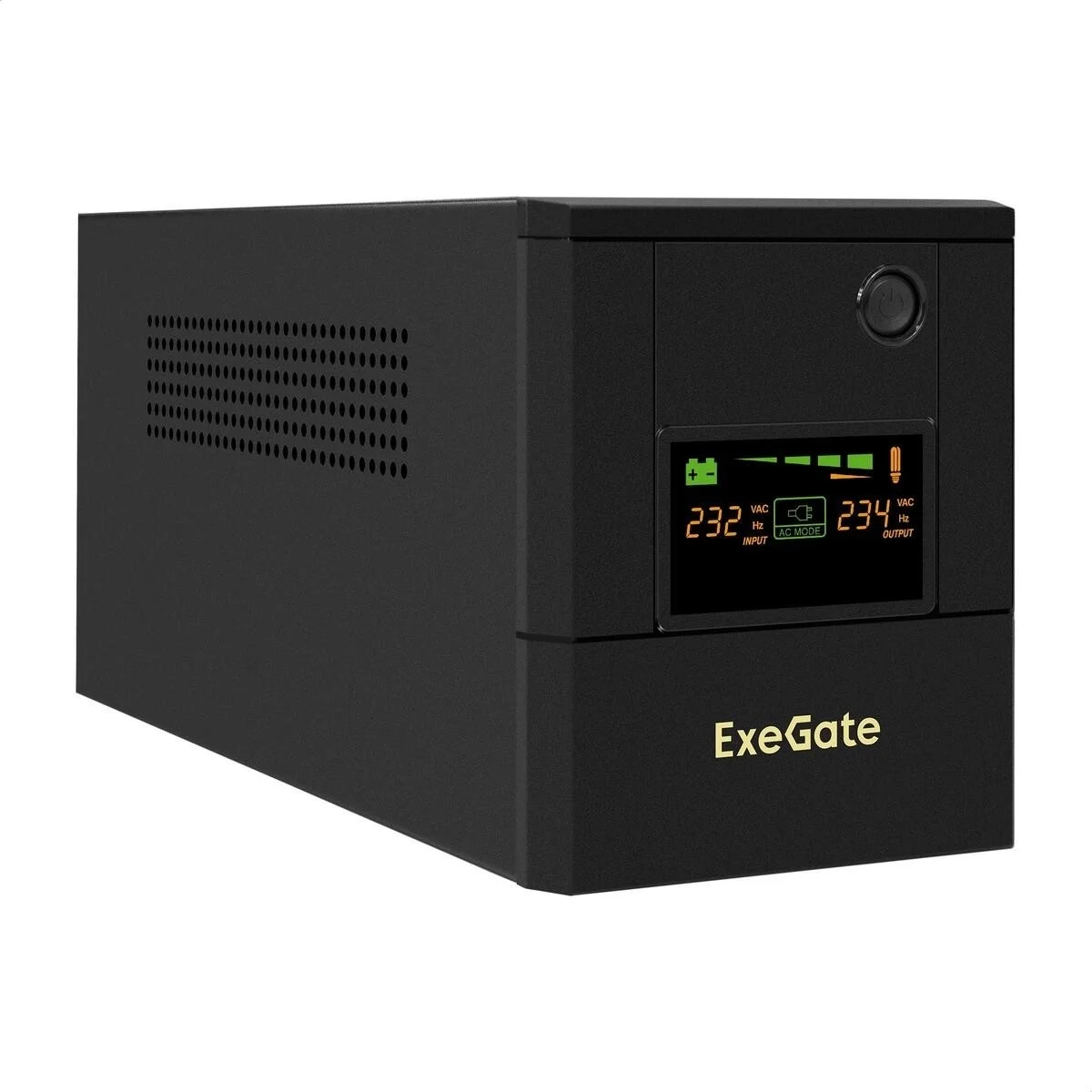 Exegate EX299954RUS ИБП ExeGate SpecialPro Smart LLB-1000.LCD.AVR.8C13 (1000VA/700W, LCD, 8*C13, батарея 12V 7.2Ah - 2 шт., металлический корпус, Black)
