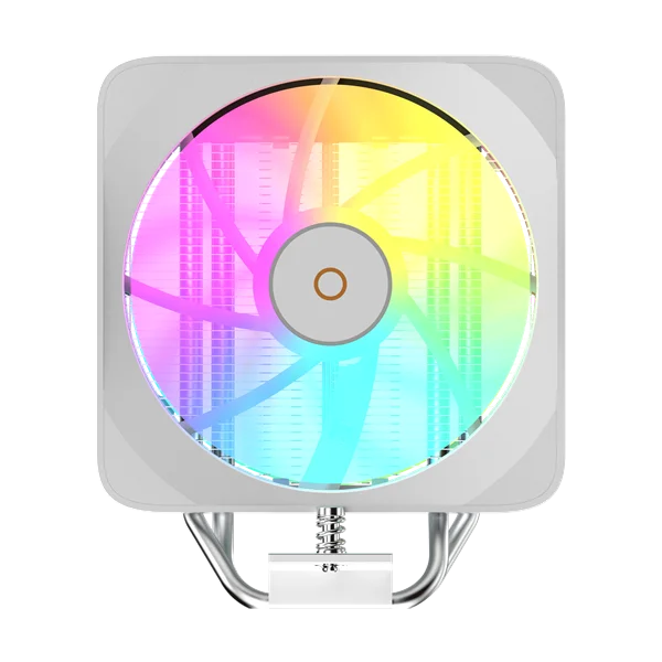 Кулер для процессора Ocypus Delta A40 EX WH Digital, 120mm ARGB FAN, Top Display Panel, 4 HEAT PIPES, 4-PIN PWM, 500-1800 RPM, 29DBA, HYDRO BEARING, LGA115X/1200/1700/18XX, AM4/AM5