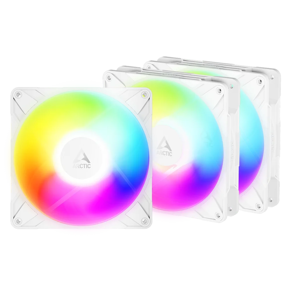 Вентилятор в корпус Arctic Cooling Вентилятор корпусной ARCTIC P14 Pro Reverse A-RGB (White) 3 Pack (ACFAN00328A)