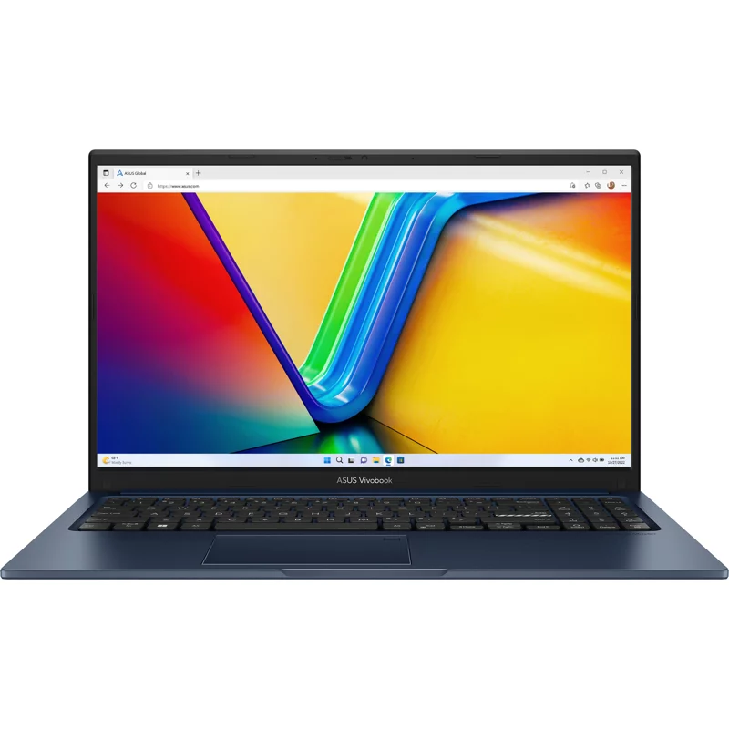 Ноутбук ASUS X1504VA-BQ283 15.6"(1920x1080 (матовый) IPS)/ Intel Core i5 1335U(1.3Ghz)/ 16384Mb/ 512PCISSDGb/ noDVD/ Int:Intel Iris Xe Graphics/ Cam/ BT/ WiFi/ 42WHr/ war 1y/ 1.7kg/ Quiet Blue/ DOS (90NB10J1-M00BN0)