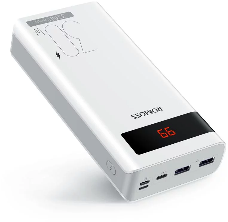 Мобильный аккумулятор Romoss Sense8PS Pro 30000mAh QC3.0/PD3.0 5A белый (6936857200963)