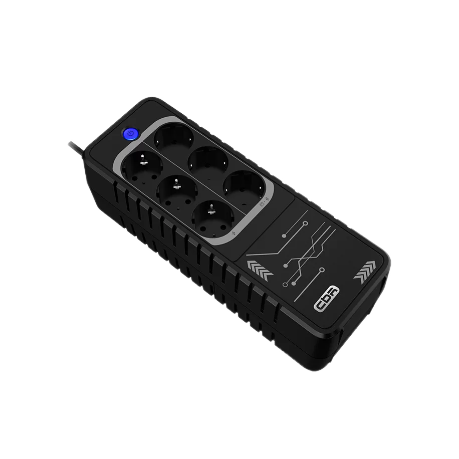 ИБП CBR [LGT-850H-6F-LDB] Offline 850VA/480W 6Ah12V 6 x Shuko+ Breaker