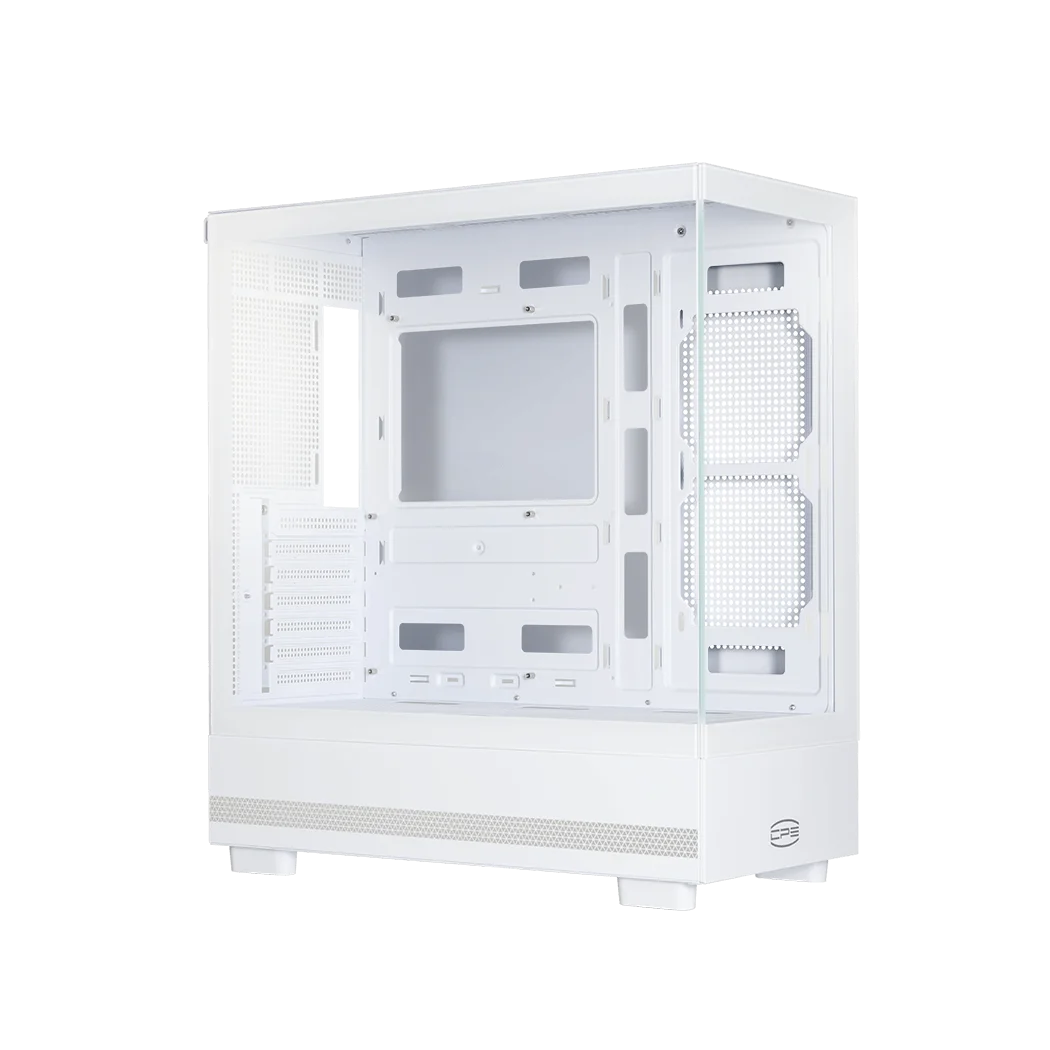 Корпус без блока питания/ Case PCCooler C3 Q500 WH, Midi-Tower, TG, no fans, 1xUSB 3.0 + 1xUSB 2.0 + 1xUSB-C, ATX, mATX, mITX White