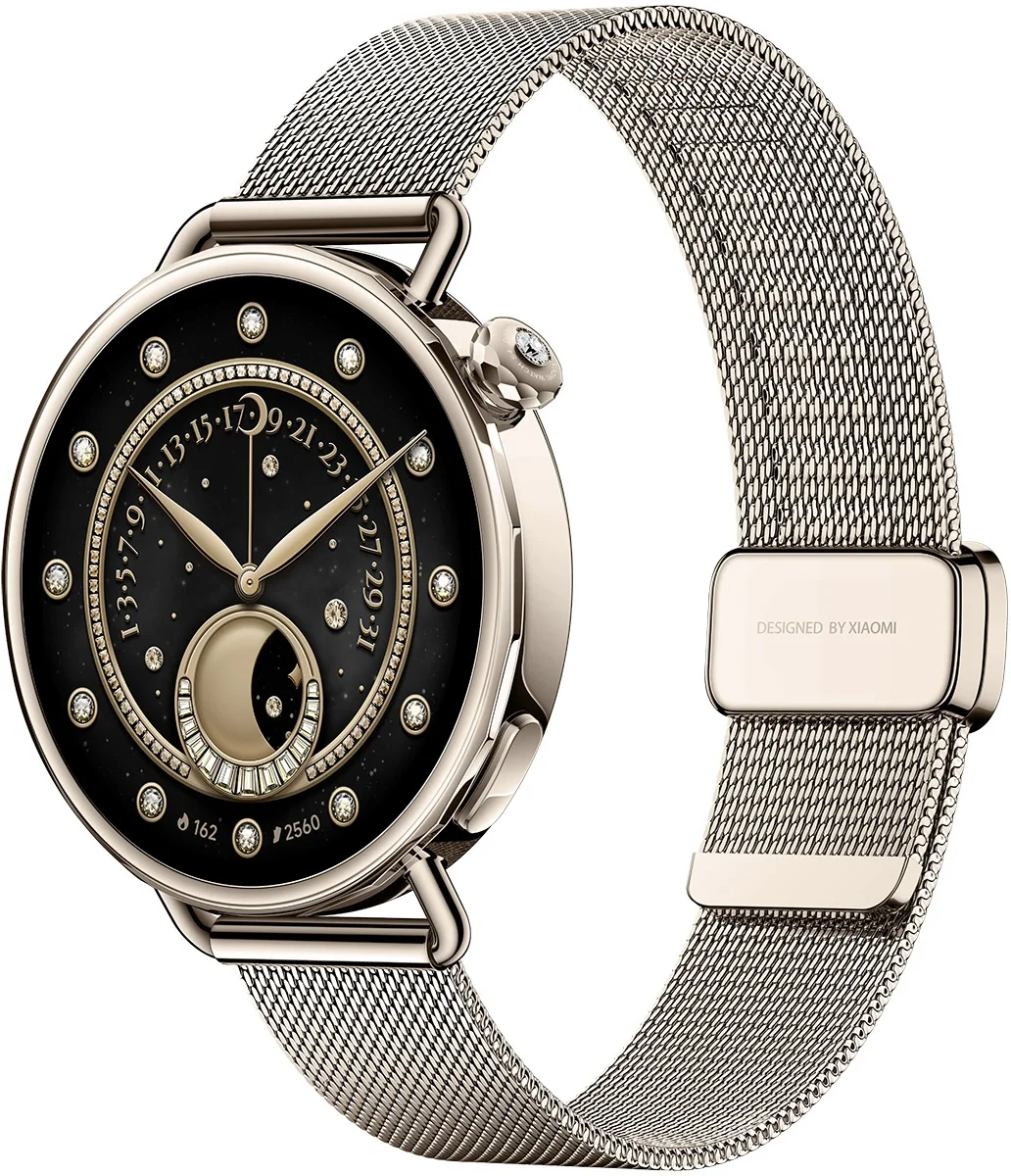 Смарт-часы Xiaomi Watch S4 41мм 1.43" AMOLED корп.золотистый рем.золотистый (BHR07VWGL)