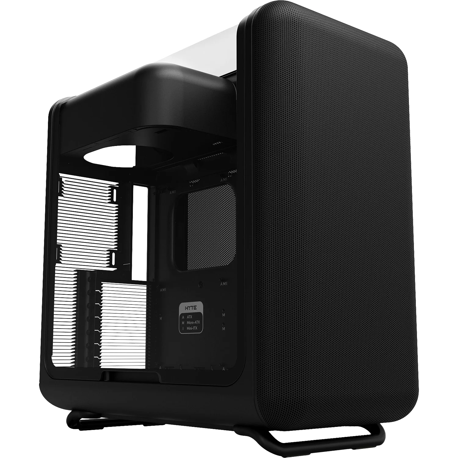 Корпус без блока питания/ Case HYTE X50, Midi-Tower, TG, no fans, 2xUSB-A 3.2, 1xUSB Type-C, E-ATX, ATX, mATX, mITX Pitch Black (CS-HYTE-X50G-BB)