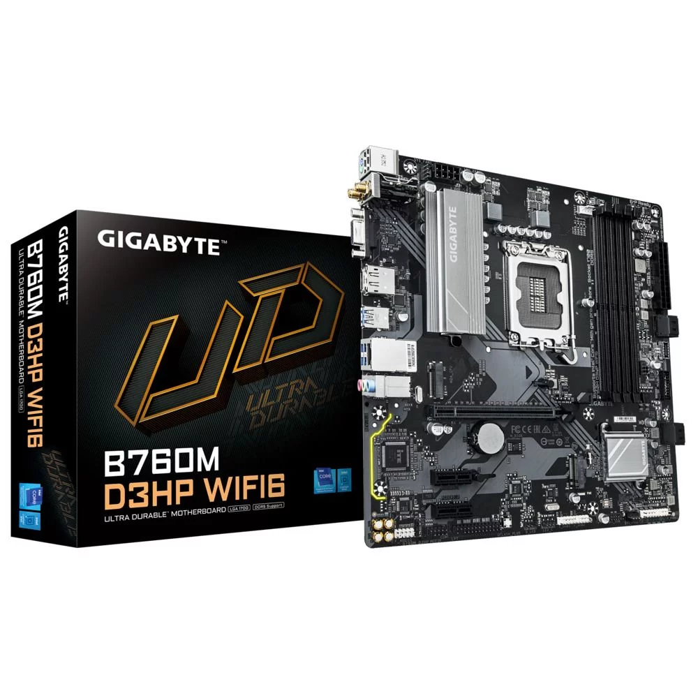 Материнская плата Gigabyte B760M D3HP WIFI6, RTL