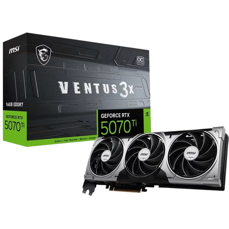 Видеокарта/ GeForce RTX 5070 Ti 16G VENTUS 3X OC