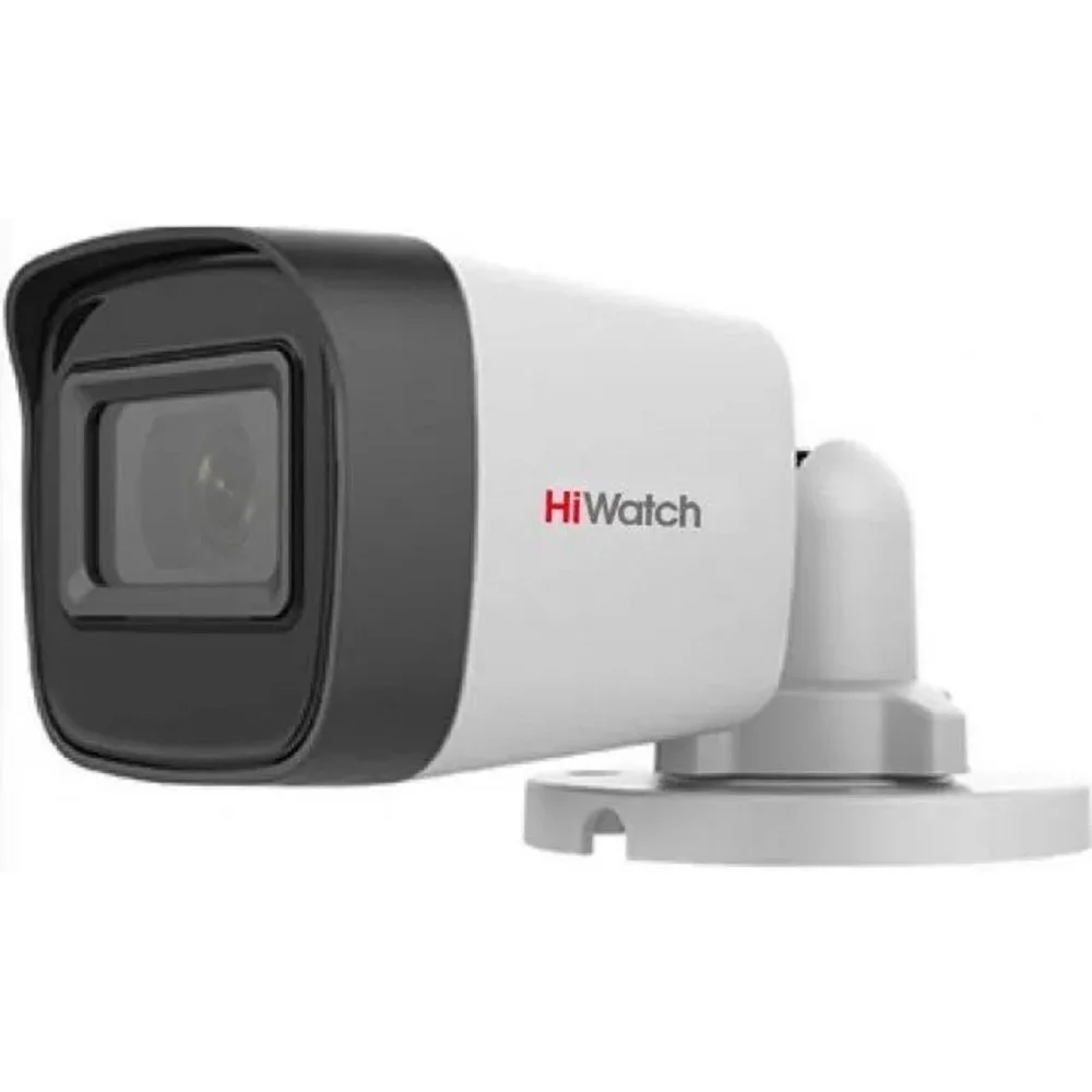 Камера видеонаблюдения аналоговая HiWatch DS-T500(С) 2.4-2.4мм HD-CVI HD-TVI цв. корп.:белый (DS-T500(С) (2.4 MM))