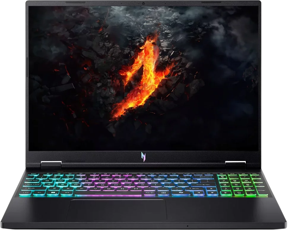 Ноутбук/ ACER Aspire Nitro AN16-7377YN 16"(1920x1200 (матовый) IPS)/Intel Core i7 14650HX(2.2Ghz)/16384Mb/1024PCISSDGb/noDVD/Ext:nVidia GeForce RTX4050(6144Mb)/Cam/BT/WiFi/50WHr/war 1y/2.2kg/Black/NoOS (NH.QSNCD.001)