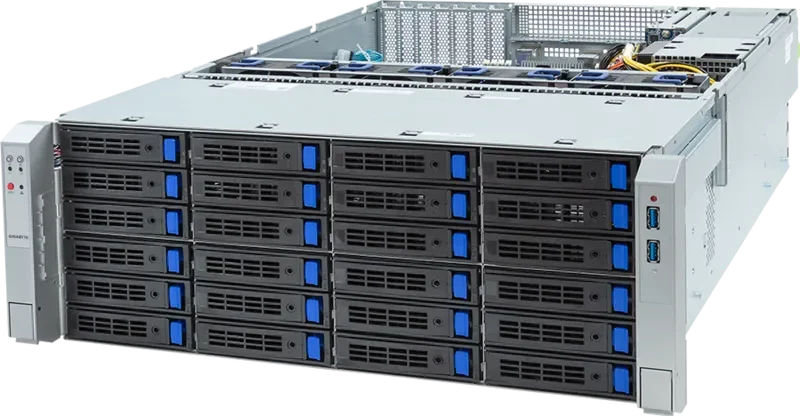 Шасси серверное Gigabyte Server Platform S453-S70 4U 2 x LGA4677 up 270W, 16 x DDR4 4800MhZ, 36 x 3.5" SATA/ SAS HotSwap, 2 x M.2 22110, 6 x PCI-e LP x16, 2 x 10GbE LAN + 2 x 1GbE, AST2600, R1600W (S453-S70-AAV1)