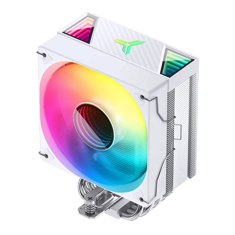 Кулер для процессора/ CPU Cooler JONSBO CR-1000 V2 PRO ARGB (230W, 4-pin PWM, 157mm, Al/ Cu, 6x6mm, ARGB, 1x120mm, 59.48CFM, 32.0dBA, 1500RPM, S: 1700/ 1200/ 115X, AM4/ AM5 White) (CR-1000 V2 PRO ARGB WHITE)