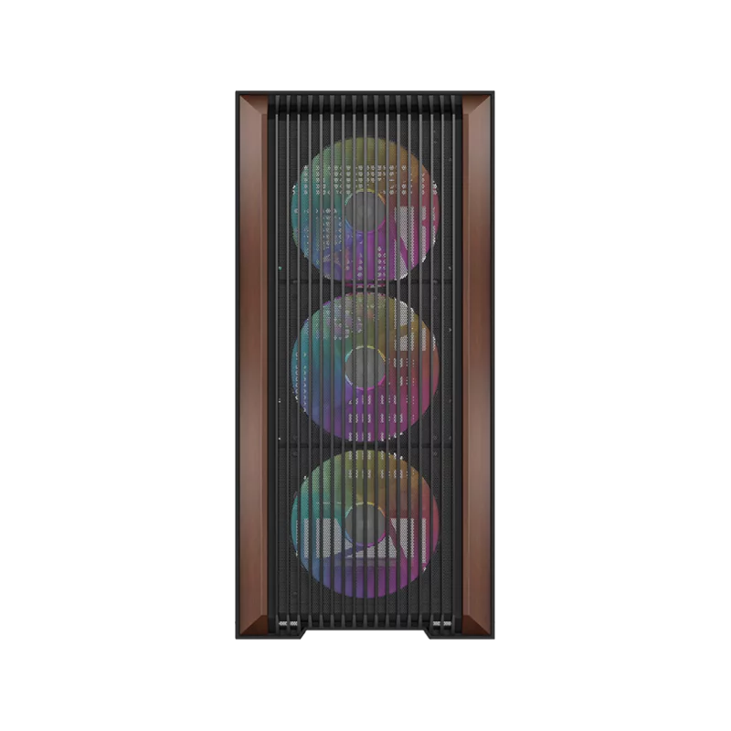 Корпус ПК без блока питания/ Case SAMA Z60 Black, Midi-Tower, TG, 4x140mm ARGB, 2xUSB 3.0 + 1xUSB 3.1 Type-C, E-ATX, ATX, mATX, mITX Black (Z60-BKAWA4X1-GL)