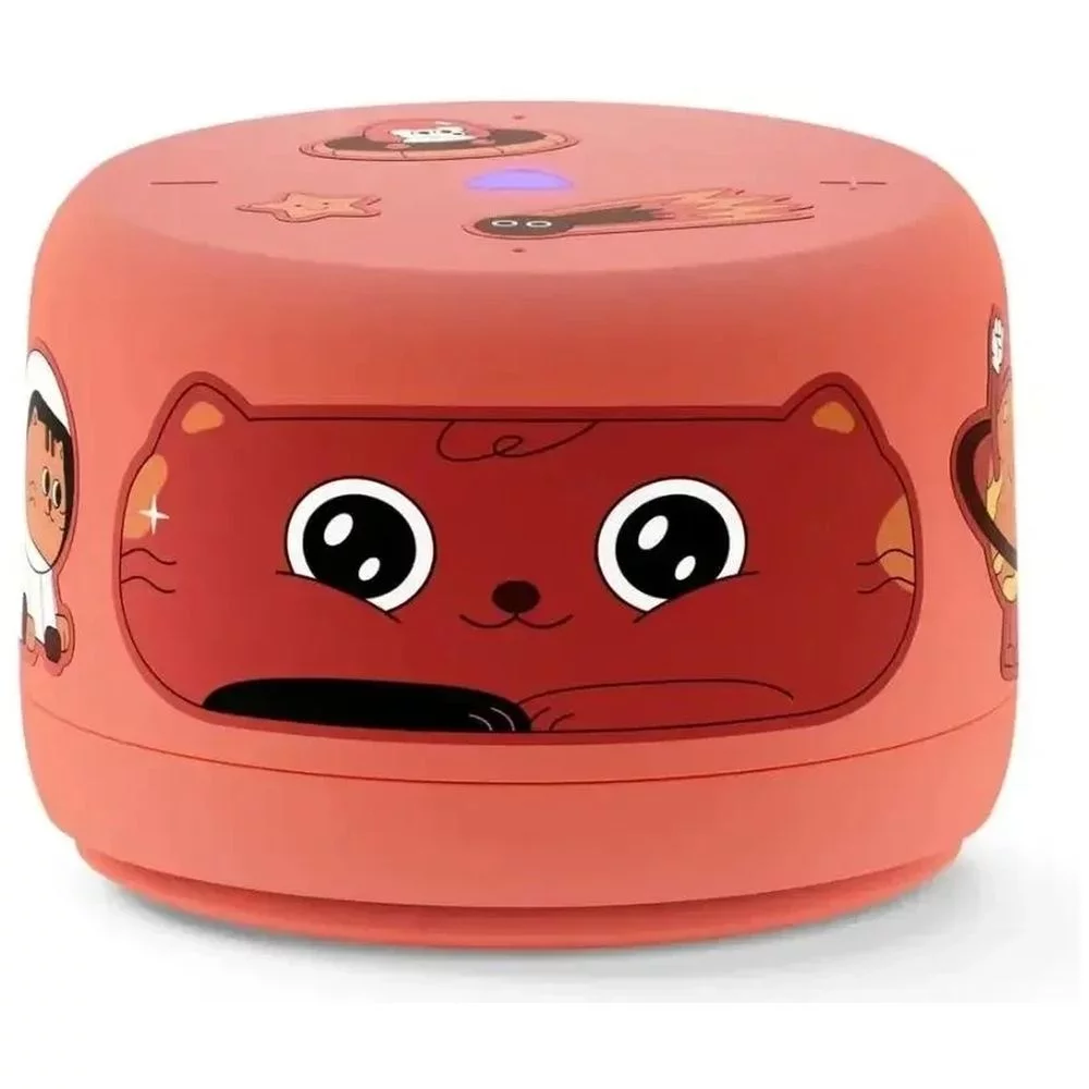 Умная колонка Яндекс Станция Лайт 2 с Алисой, без часов, 6 Вт, коралловый, YNDX-00028ORG