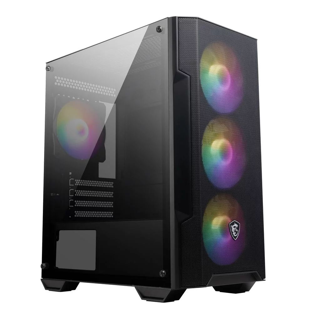 Корпус для Компьютер MSI Bad Pack MAG FORGE M100A Mini-Tower, MATX, 1xUSB 3.0, 2xUSB 2.0, 4x120mm Auto RGB Fan, 306-7G20A21-809 / 306-7G20A28-HH9 Acrylic Window, Brown (306-7G20A28-HH9||BP)