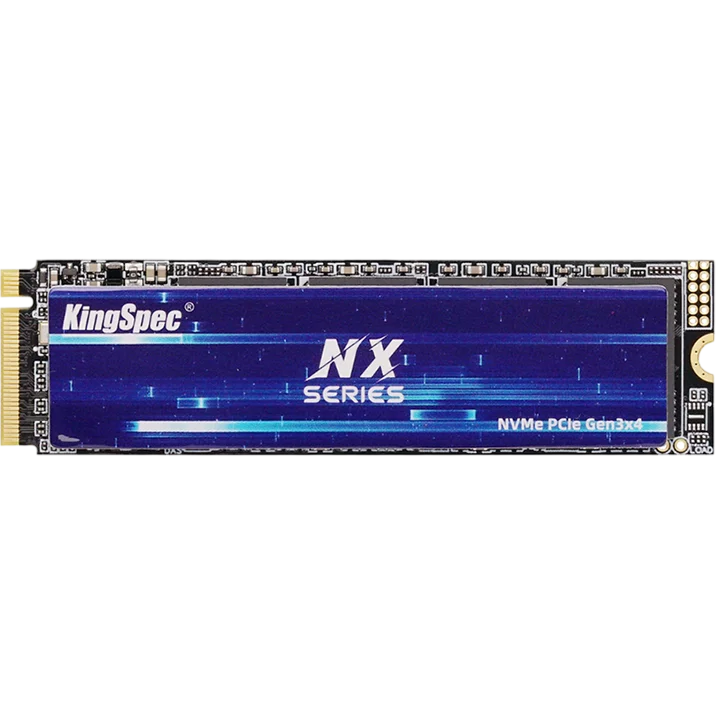 Твердотельный накопитель/ Kingspec SSD NX-4096 2280, 4096GB, M.2(22x80mm), NVMe, PCIe 3.0 x4, 3D QLC, R/ W 3600/ 3200MB/ s, IOPs 380 000/ 320 000, TBW 1920, DWPD 0.4 (3 года) (NX-4TB 2280)