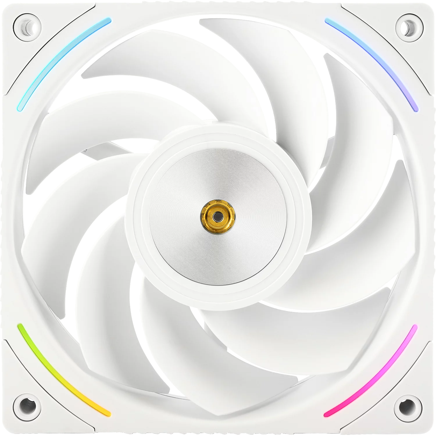 Кулер для корпуса/ Case Cooler Thermalright TL-K12RW Reverse (120x120x25mm, 4-pin PWM, ARGB, 69CFM, 27dBA, 2150RPM, White)