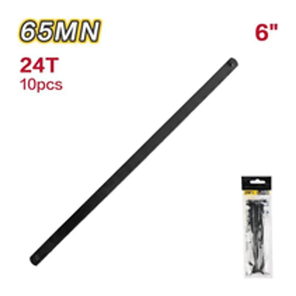 Набор мини полотен по металлу 10 шт Deli DL353001 (150мм, 24 TPI)