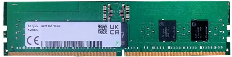 Оперативная память Hynix DDR5 16GB RDIMM 4800Mbps ECC Registered x8, 1 year, OEM (HMCG78AEBRA115N)