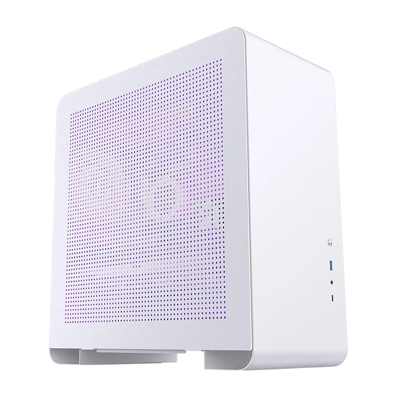 Корпус без блока питания/ Case JONSBO U4 PRO MESH, Midi-Tower, no fan, 1xUSB-A 3.2 + 1xUSB-C 3.2, ATX, mATX, mITX White (U4PRO MESH WHITE)