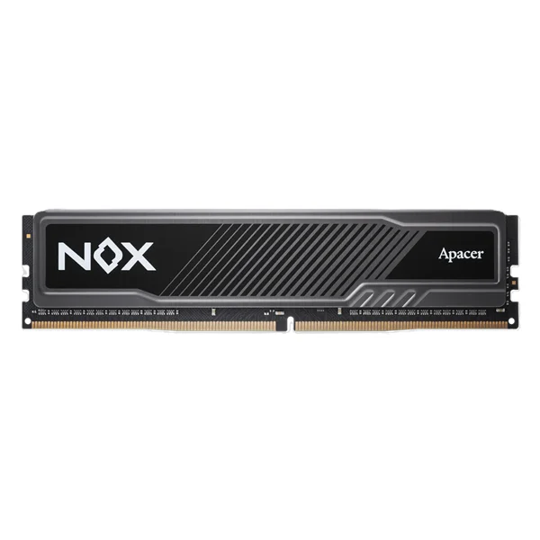 Оперативная память Apacer DDR4 32GB 6400MHz DIMM NOX Black Gaming Memory CL36 1.4V Heat Sink (Retail) 2048*8 3 years (AH5U32G64C652MBAA-1)