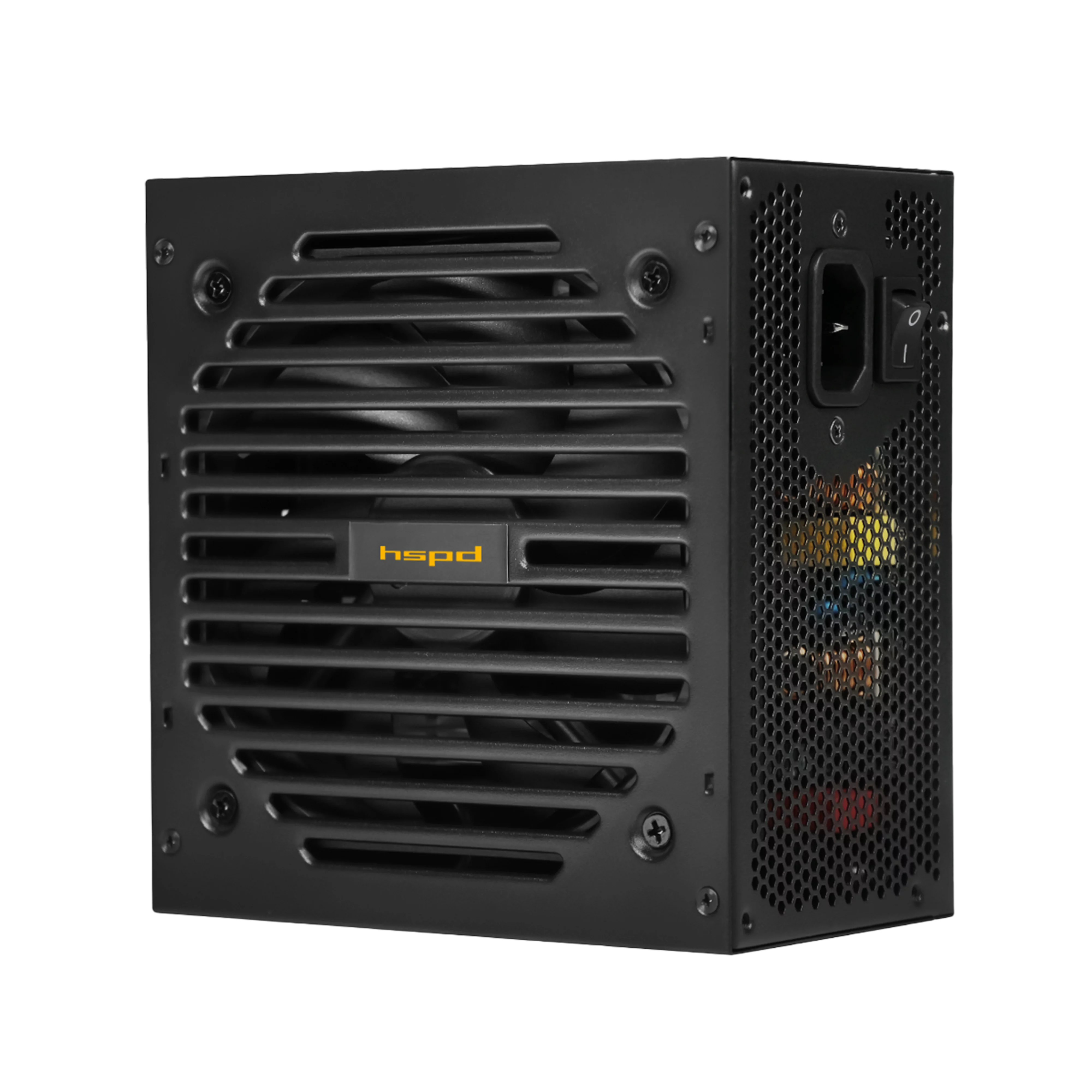Блок питания/ Power Supply HSPD, 550W 80+ Bronze (ATX, 2.31, Semi-modular, 1x24(20+4)pin 550mm, 1xCPU*2 8(4+4)pin 600+150mm, 1xPCIe*2 8(6+2)pin 500+150mm, 2xSATA*3 400+150+150mm, 1xMOLEX4pin*3+FDD 400+150+150+150mm , Active, 1 (HSI-550BS-BK)