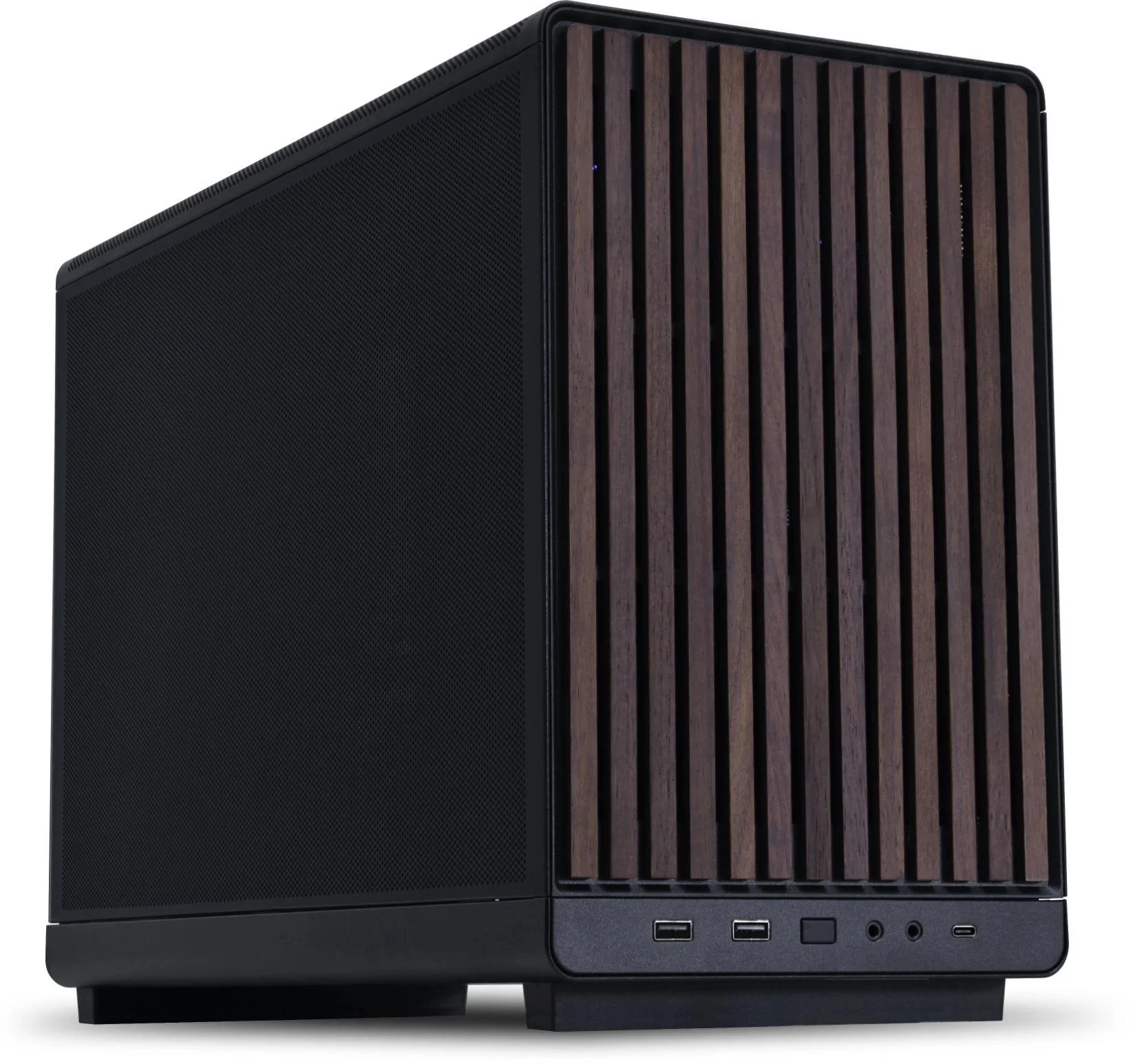 Корпус Lian-Li A3 WOOD черный без БП mATX 2xUSB3.0 1xUSB3.1 audio bott PSU (G99.A3X-WD.R0)