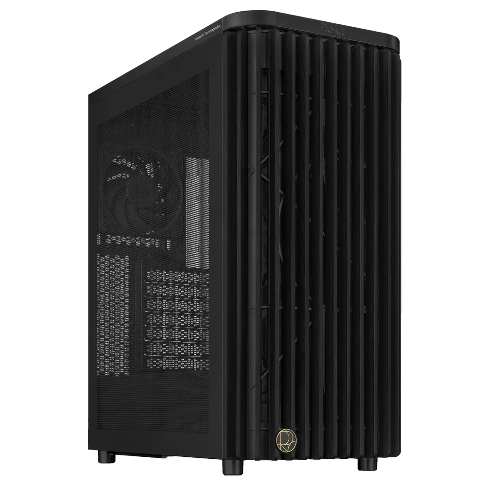 Корпус для ПК ASUS PROART PA401 WOOD MESH PWM BLACK (90DC00M0-B39040)