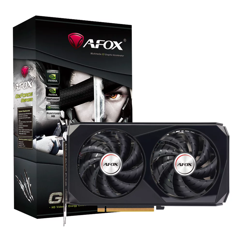 Видеокарта AFOX GeForce RTX3060 12Gb 192bit GDDR6 3xDP/ HDMI 2FAN (AF3060-12GD6H7-V4) RTL