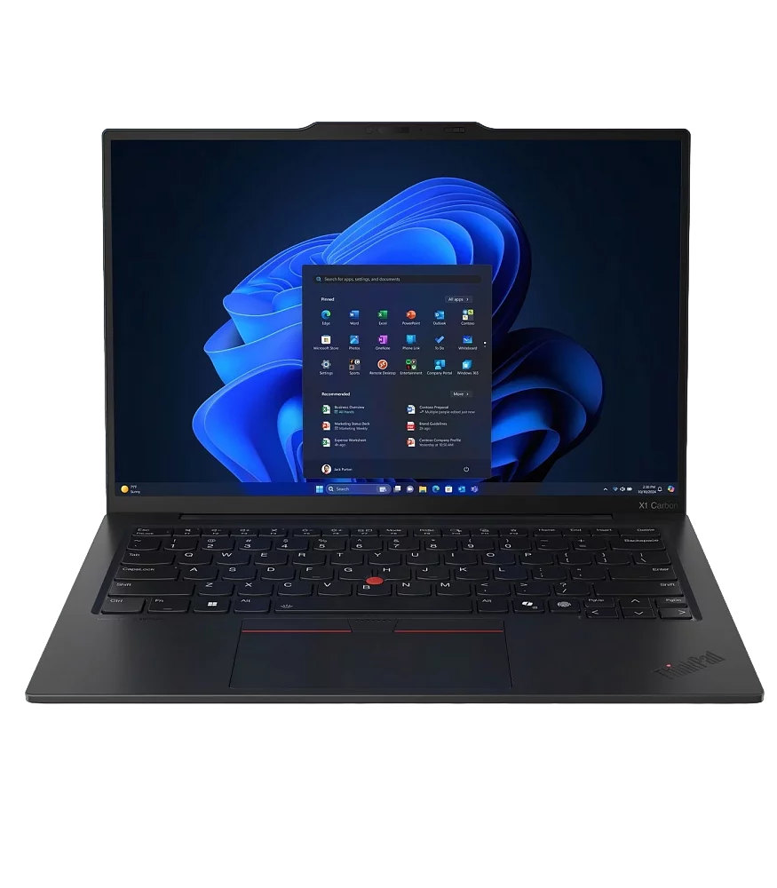 Ноутбук/ Lenovo ThinkPad X1 Carbon G13, 14" (1920x1200) Touch, Ultra 7 265U vPro, 32gb, 1TB SSD, Intel Graphics, Intel Wi-Fi 6E AX211 2x2 AX vPro& BT 5.3, CAM 1080P RGB+IR, 57Wh, BKLT KB US-ENG, W11 Pro, 1Y (EN_kbd , 2pin cable) (21NX005RUS)