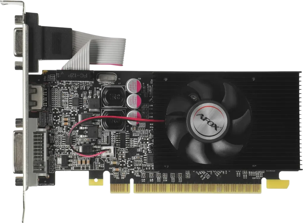 Видеокарта Afox PCI-E 3.0 AF610-2048D3L5-V3 NVIDIA GeForce GT 610 2Gb 64bit GDDR3 810/1333 DVIx1 HDMIx1 CRTx1 HDCP Ret low profile