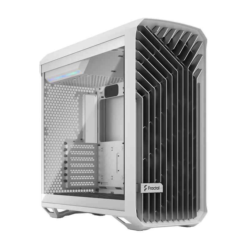 Корпус ПК без блока питания/ Case Fractal Design Torrent TG Clear Tint, Full-Tower, 2x180mm + 3x140mm, 2xUSB-A 3.2 + 1xUSB 3.2 Type-C E-ATX, SSI-CEB, SSI-EEB, ATX, mATX, mITX White (FD-C-TOR1A-03)