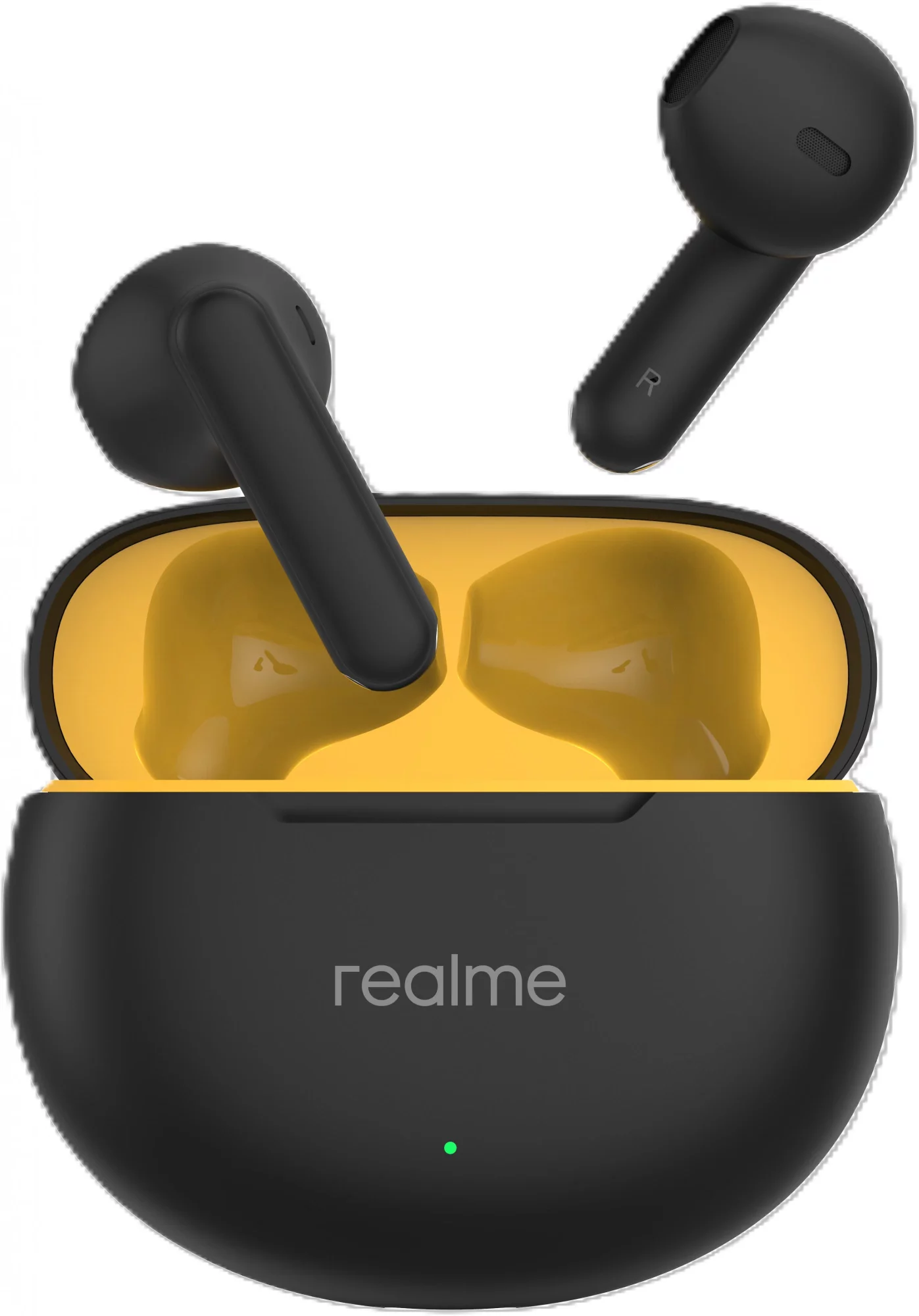 Гарнитура вкладыши Realme Buds T01 черный беспроводные bluetooth в ушной раковине (6941764436190)