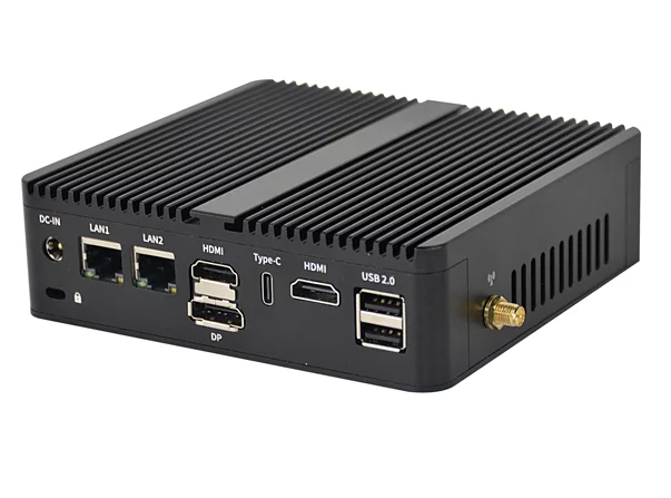 IRBIS Smartdesk mini PC Fanless Intel N100 (4C/ 4T - up to 3.4Ghz), 8GB DDR4 3200, 256GB SSD M.2, Intel UHD, WiFi, BT, 2xCOM, NoOS, 1Y (ISDP1003HA)