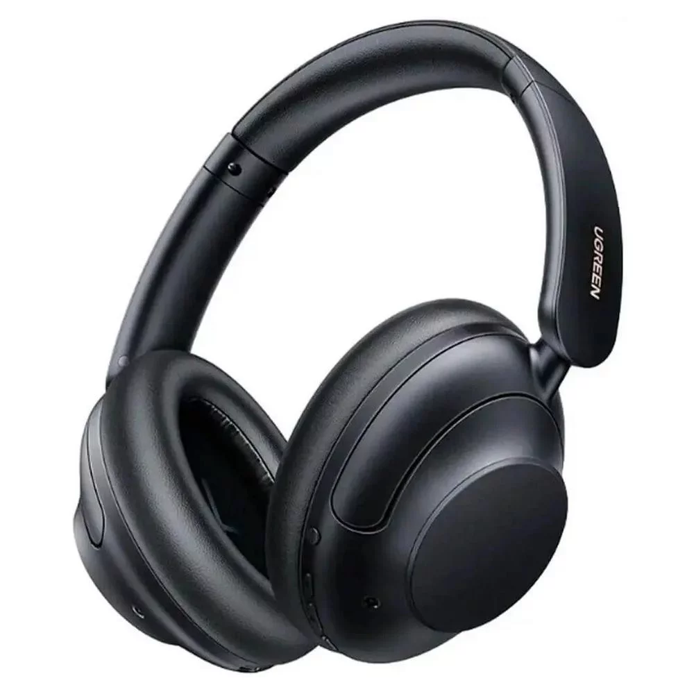 Наушники накладные беспроводные UGREEN HP202 (25255) HiTune Max 5 Hybrid Active Noise-Cancelling Headphones. Цвет: черный (25255_)